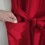 Thumbnail for Marigold sleeveless red dress