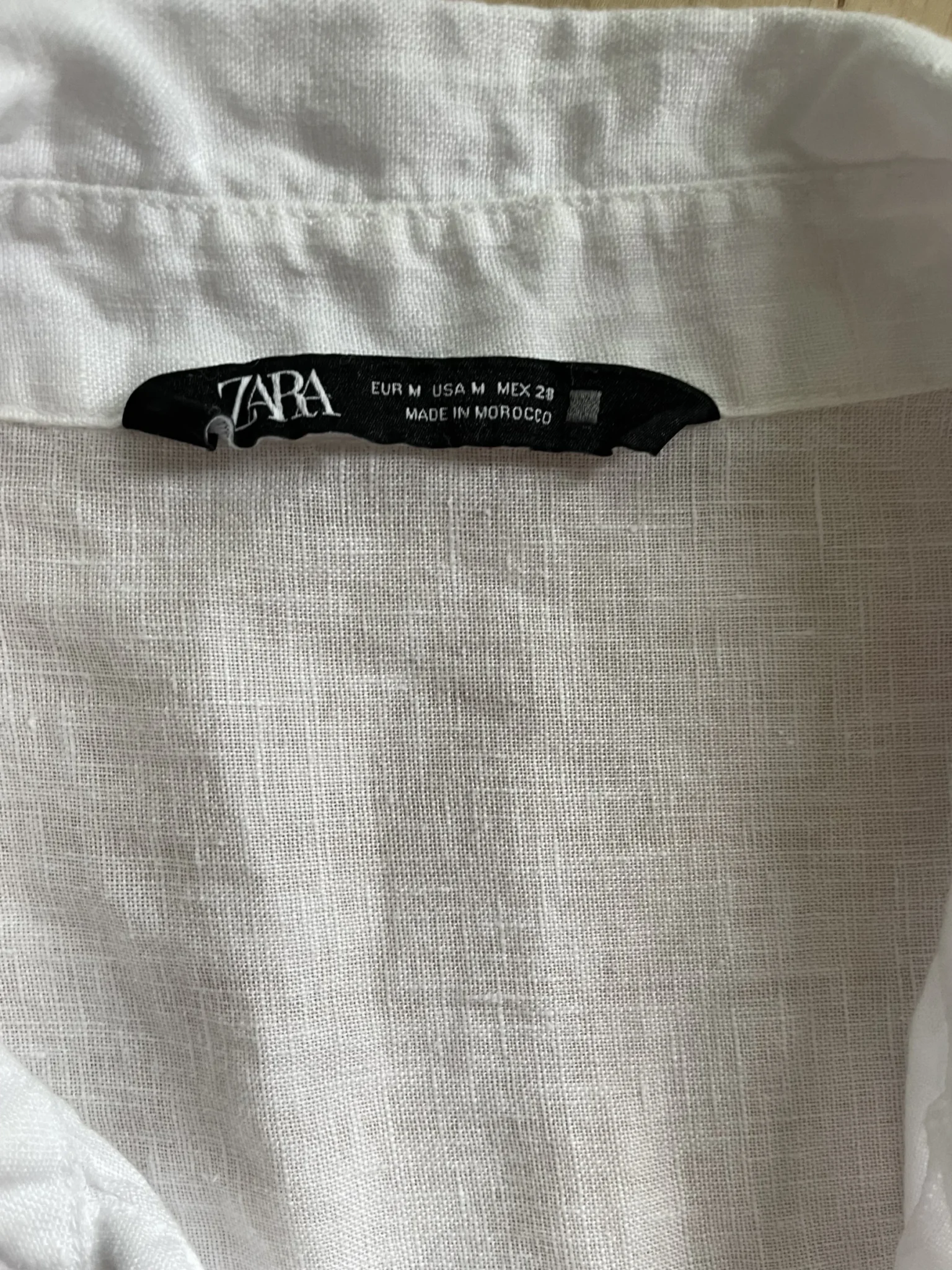 Image for Linen cover-up shirt