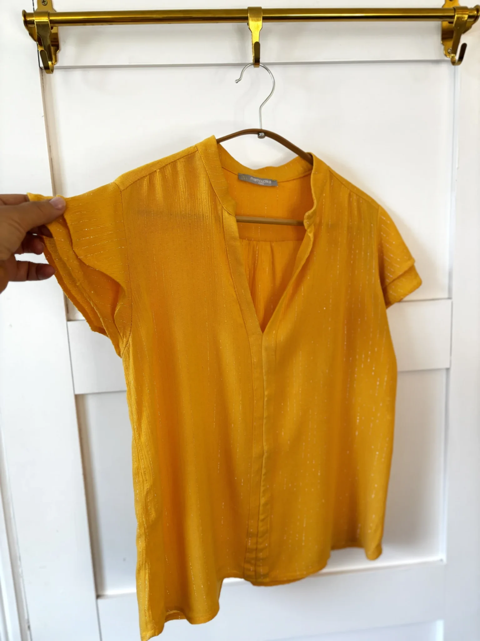 Image for ♥️Yellow MAMOUCHKA blouse
