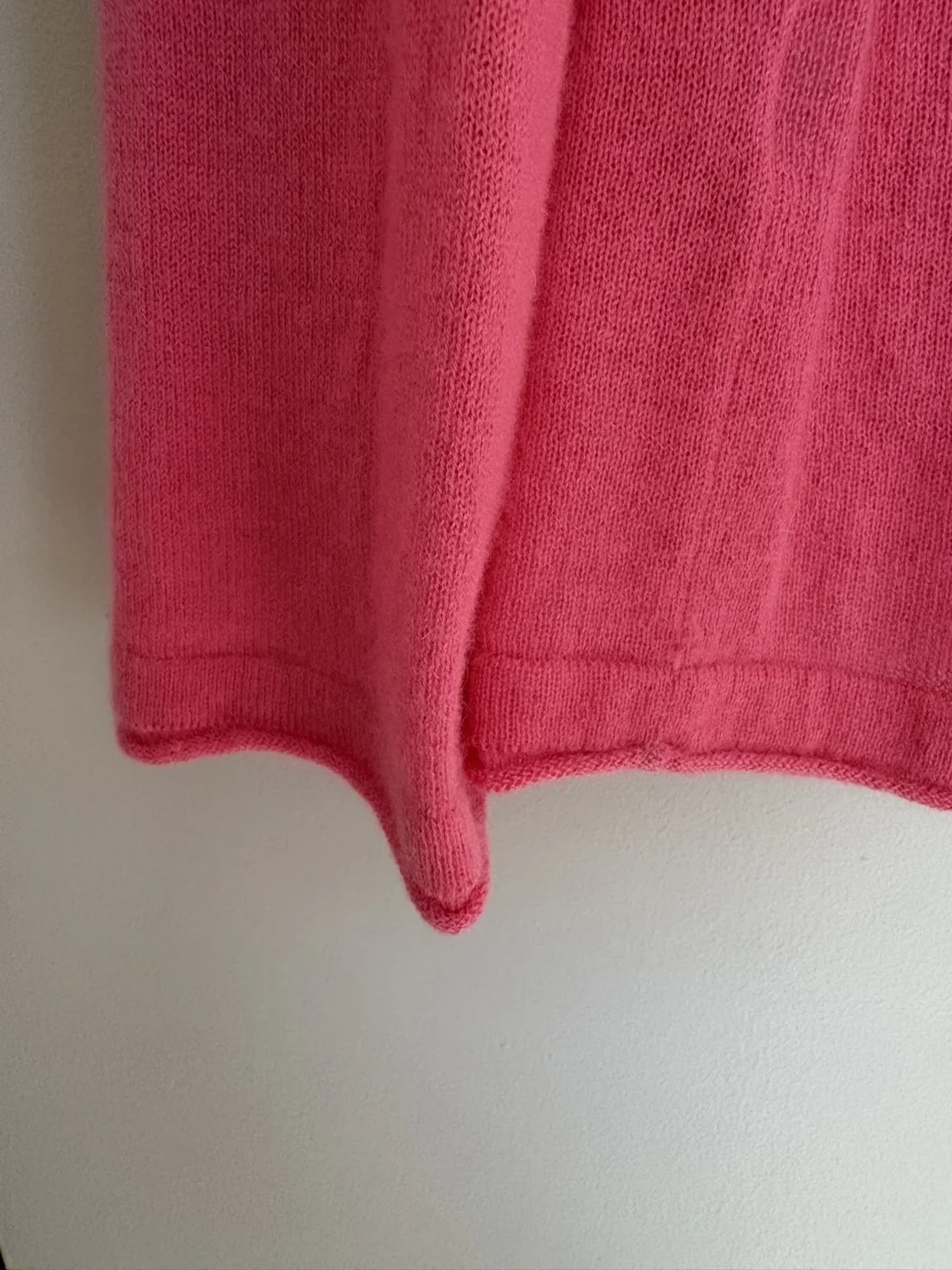 Image for Gilet cardigan rose à boutons Lord & Taylor 100 % cachemire, taille XL