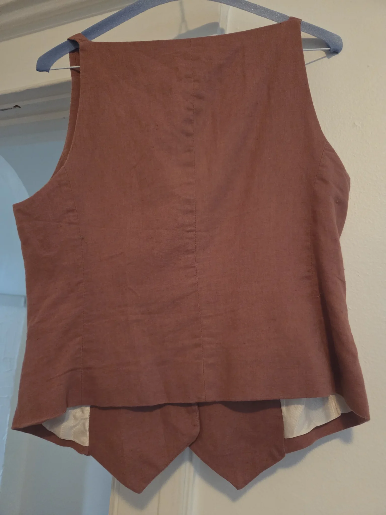 Image for Veste sans manches vieux rose