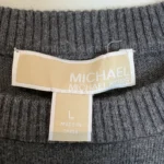 Thumbnail for Pull Michael Kors Color Block en maille gris et noir
