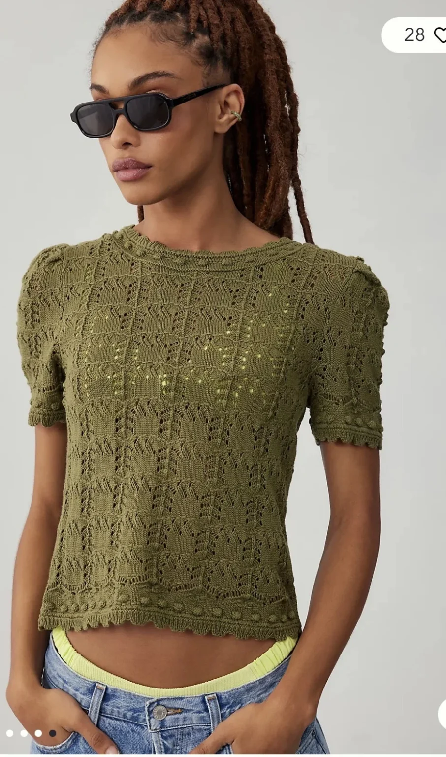 Image for ♥️T-shirt en m’aille  ANTHROPOLOGIE