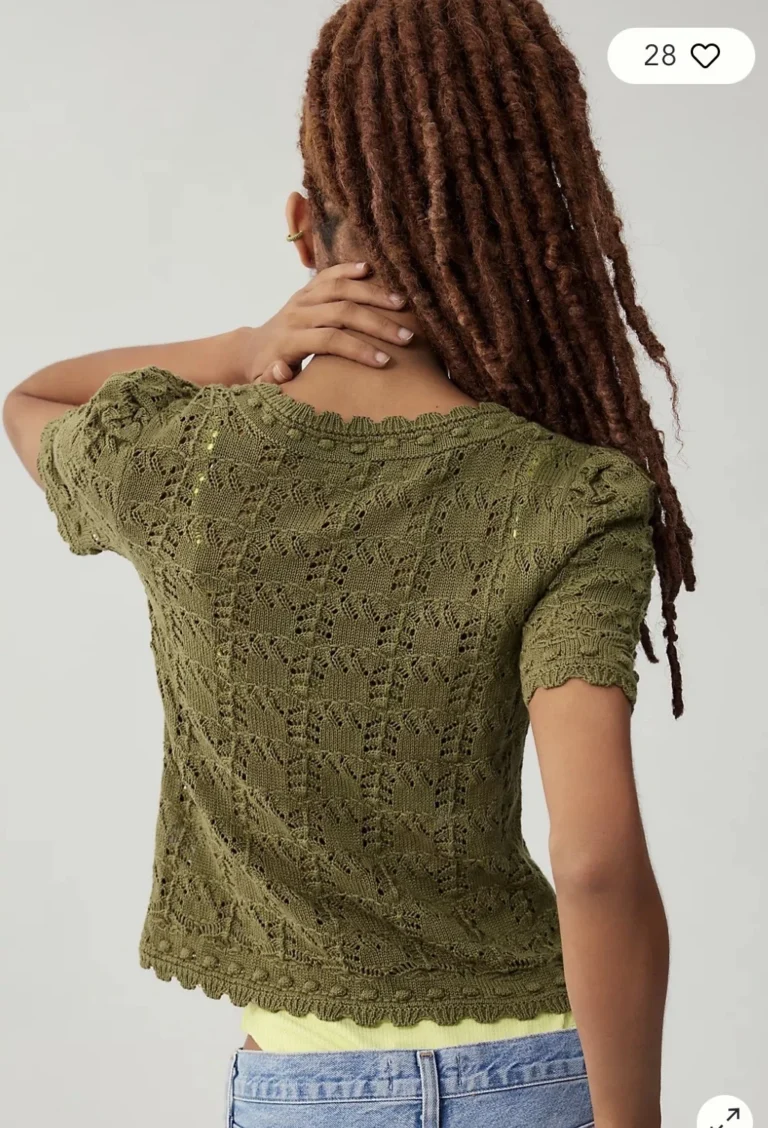 Image for ♥️T-shirt en m’aille  ANTHROPOLOGIE