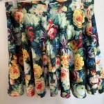 Thumbnail for Mink Pink floral satin mini skirt