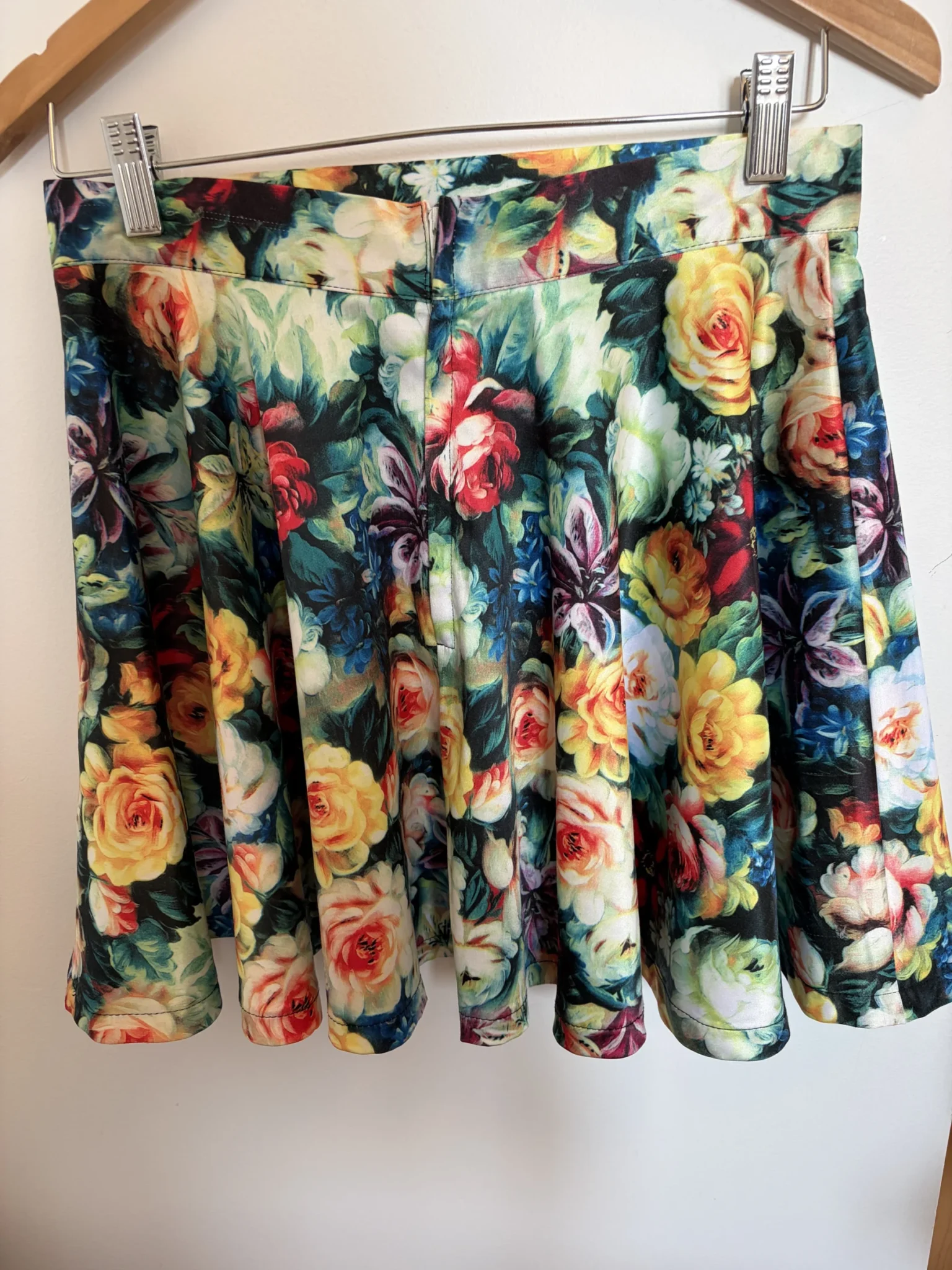 Image for Mink Pink floral satin mini skirt