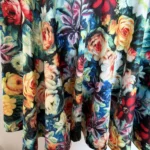 Thumbnail for Mink Pink floral satin mini skirt
