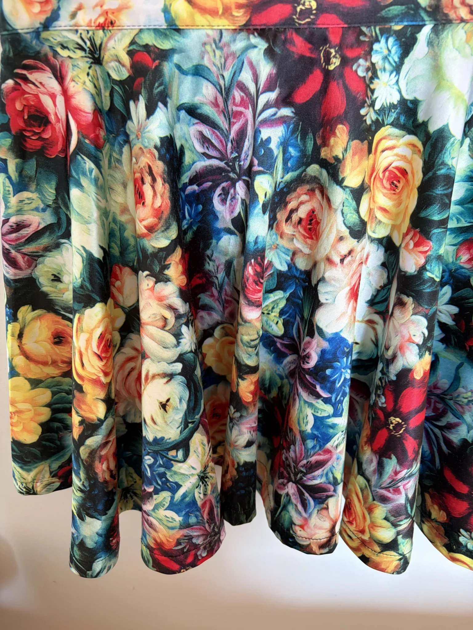 Image for Mink Pink floral satin mini skirt