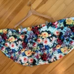 Thumbnail for Mink Pink floral satin mini skirt
