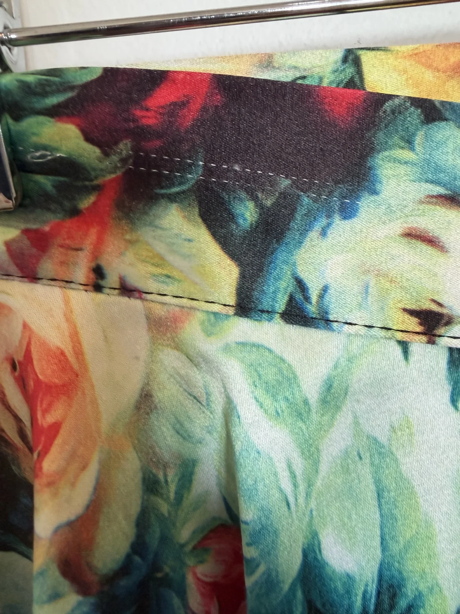 Image for Mink Pink floral satin mini skirt