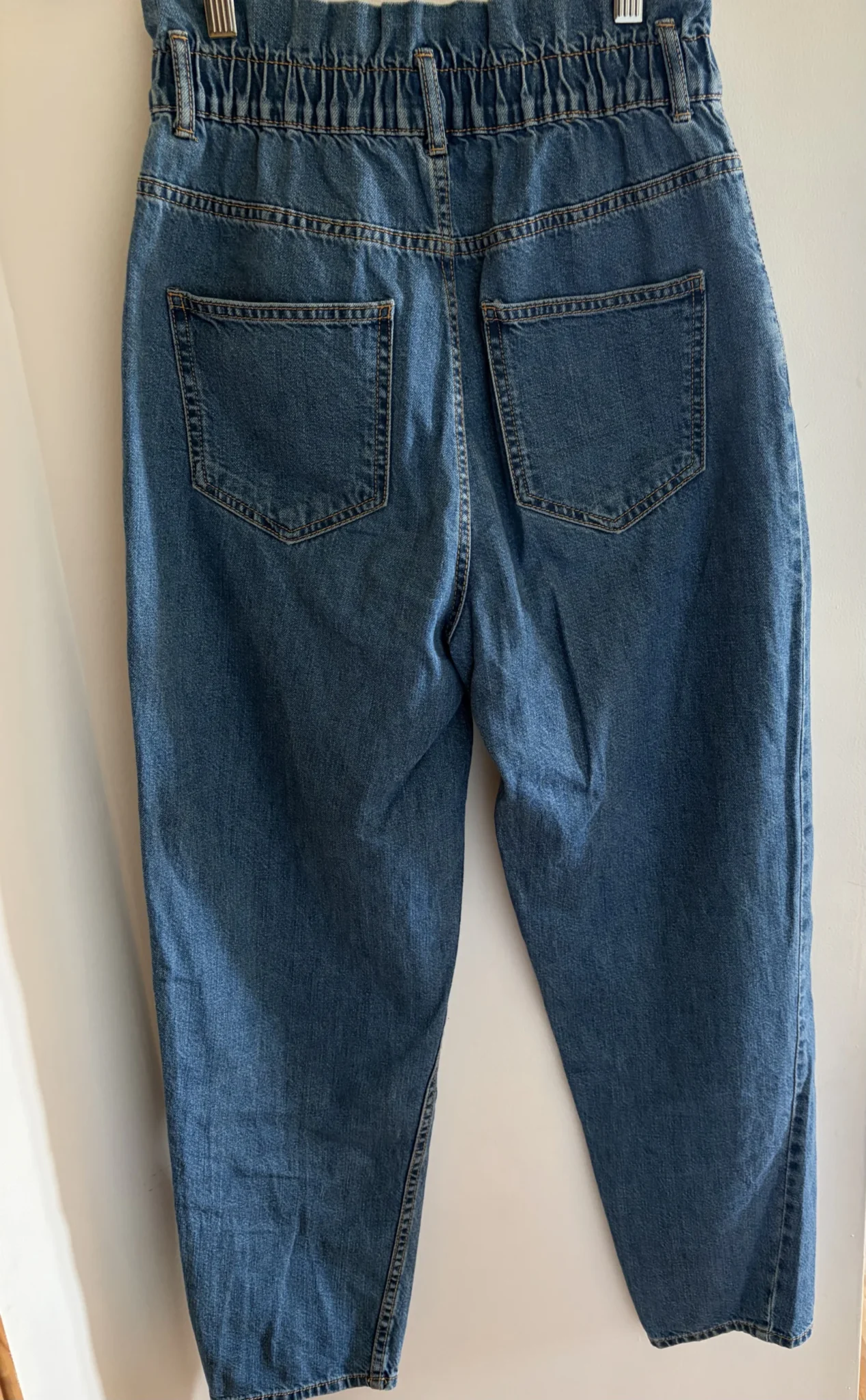 Image for Jeans jambe ballon taille haute