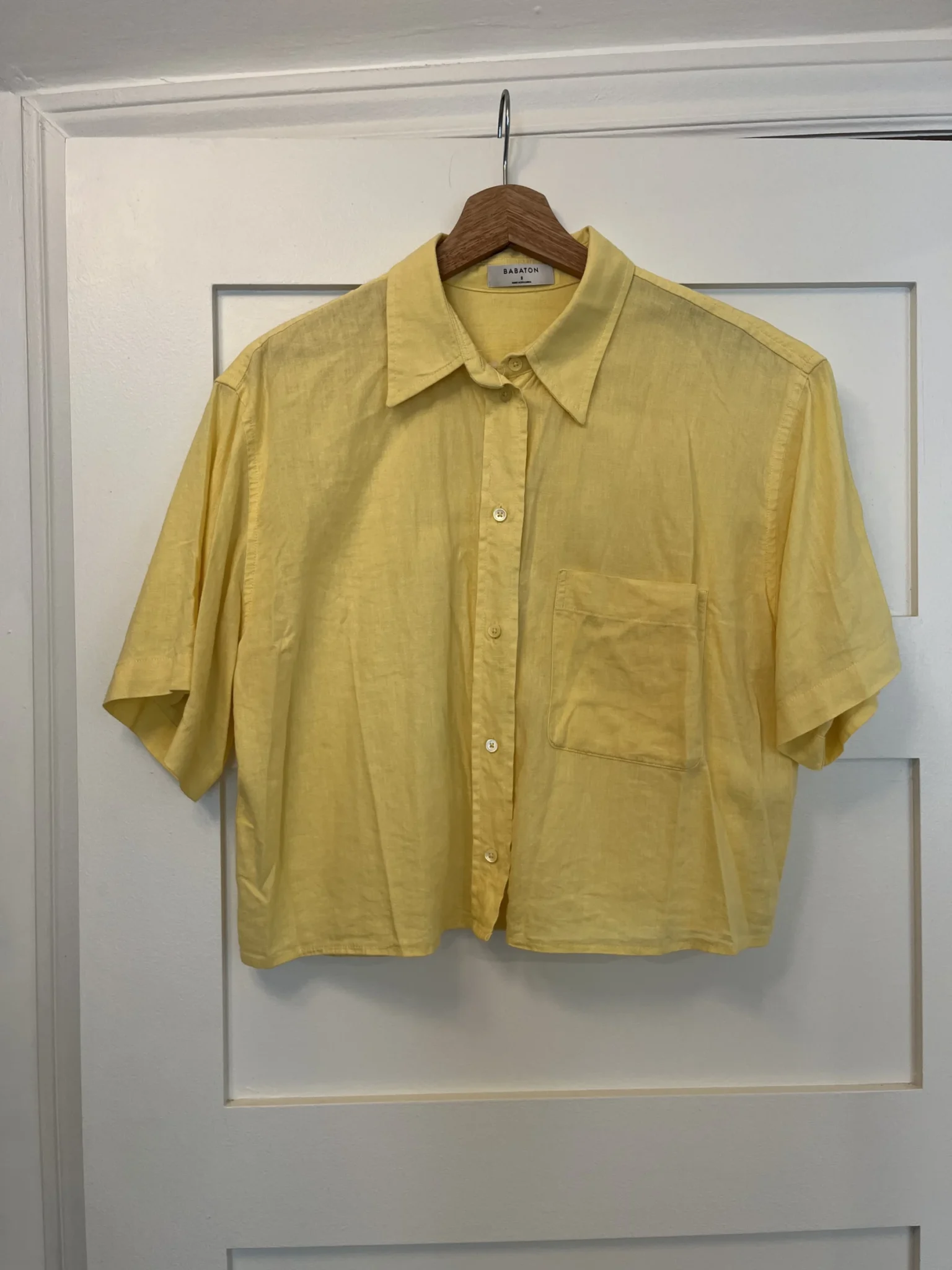 Featured image for Chemise Babaton jaune