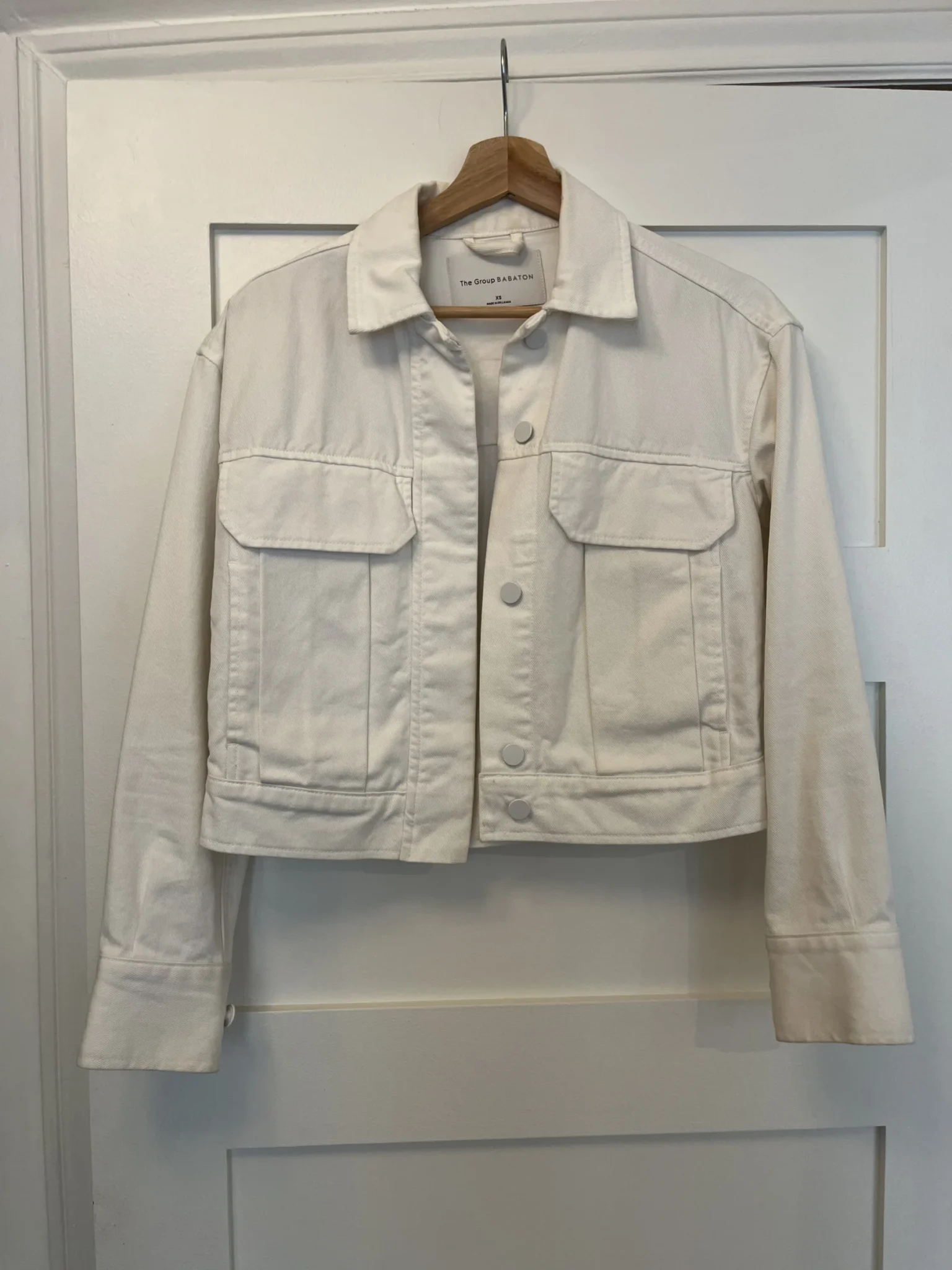 Featured image for Veste en en coton blanche