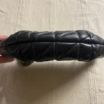Thumbnail for Sac Croissant matelassé en cuir