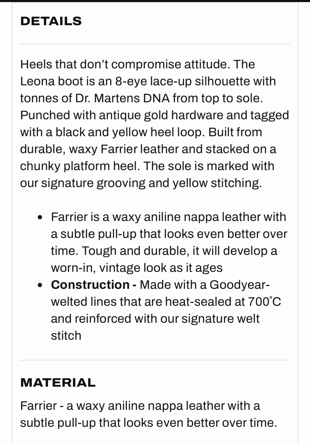 Image for Dr Martens bottes Leona