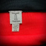Thumbnail for TRISTAN – Jupe crayon ajustée rouge et noir à rayures – Taille M