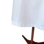 Thumbnail for BEECHERS BROOK – Jupe midi blanche classique de style vintage, coupe évasée (ligne A) – Taille 12