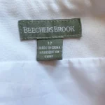 Thumbnail for BEECHERS BROOK – Jupe midi blanche classique de style vintage, coupe évasée (ligne A) – Taille 12