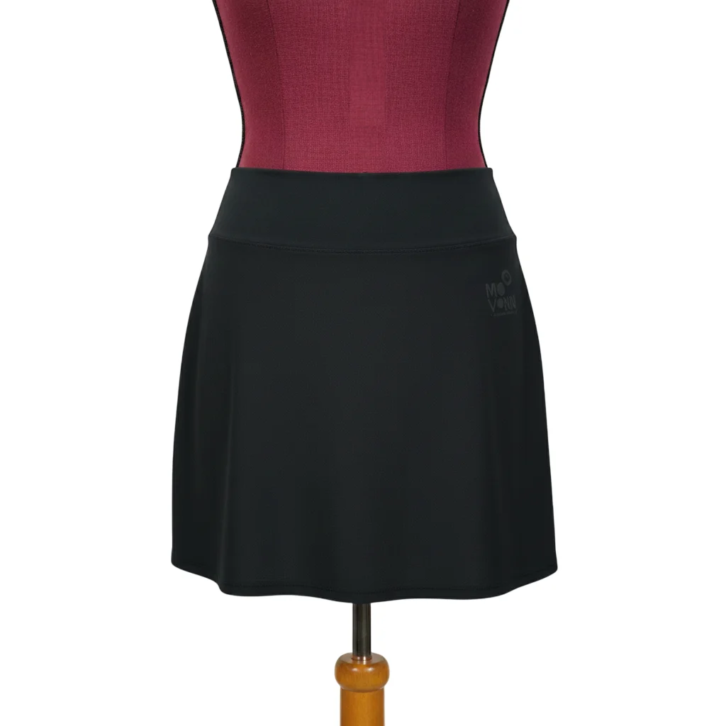 MESSAGE FACTORY – Jupe-short (skort) taille haute noire pour femme avec short intégré – Taille M Message Factory seconde main