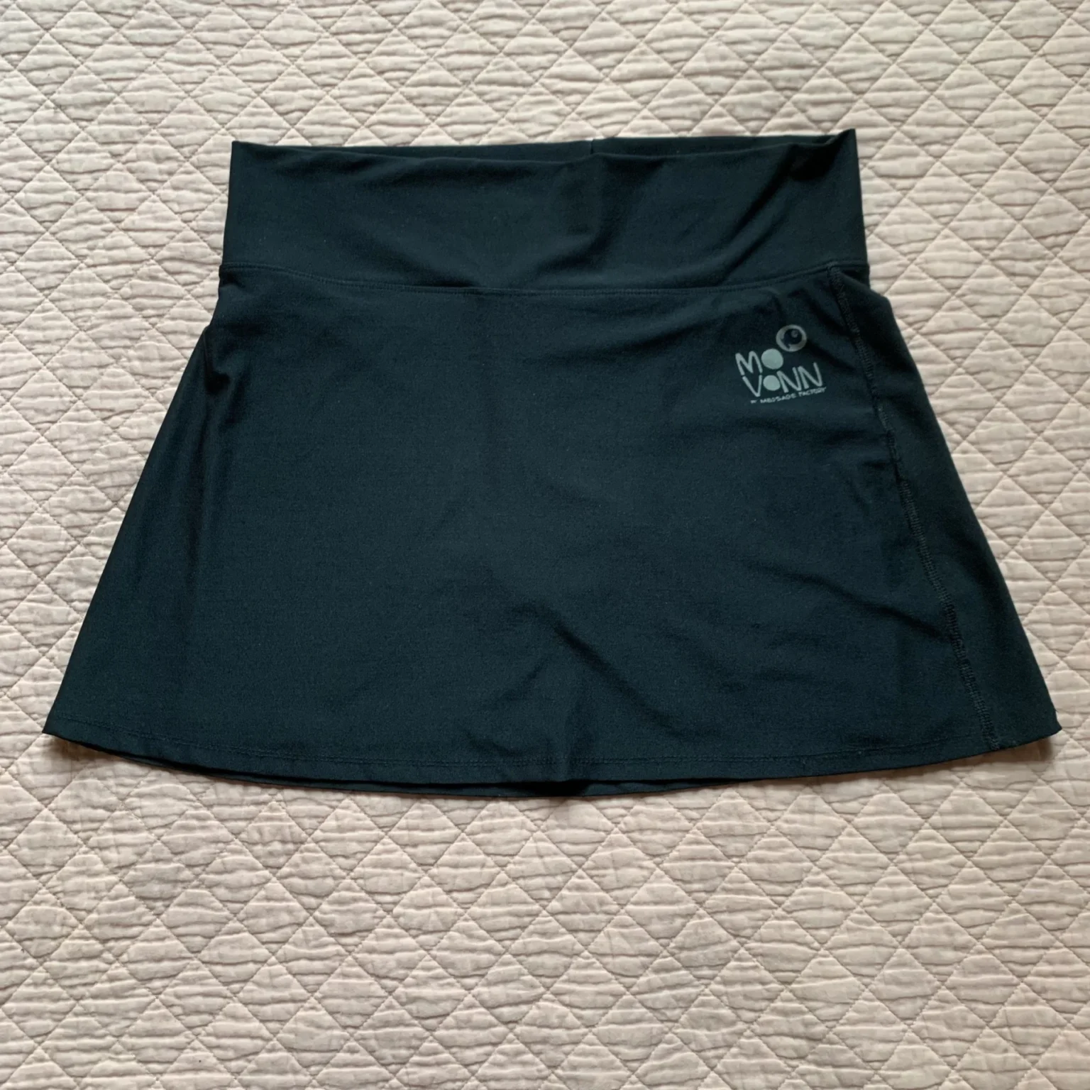 Image for MESSAGE FACTORY – Jupe-short (skort) taille haute noire pour femme avec short intégré – Taille M