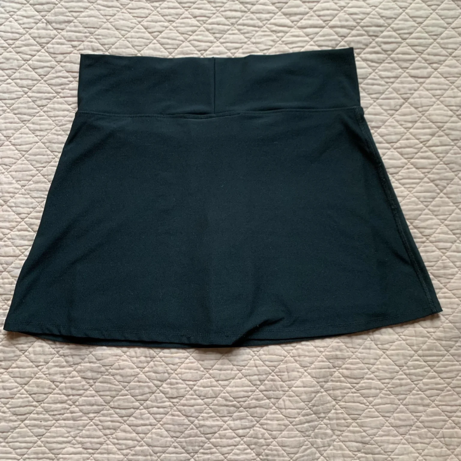 Image for MESSAGE FACTORY – Jupe-short (skort) taille haute noire pour femme avec short intégré – Taille M
