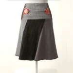 Featured thumbnail for CRÉATION ENCORE – Jupe midi évasée à rayures – Fabriquée à Montréal – Taille M