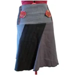 Thumbnail for CRÉATION ENCORE – Jupe midi évasée à rayures – Fabriquée à Montréal – Taille M
