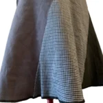 Thumbnail for CRÉATION ENCORE – Jupe midi évasée à rayures – Fabriquée à Montréal – Taille M