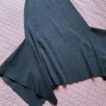 Thumbnail for Sandro Paris – Jupe midi en maille côtelée en mélange de laine – taille S (petite taille)