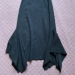 Thumbnail for Sandro Paris – Jupe midi en maille côtelée en mélange de laine – taille S (petite taille)
