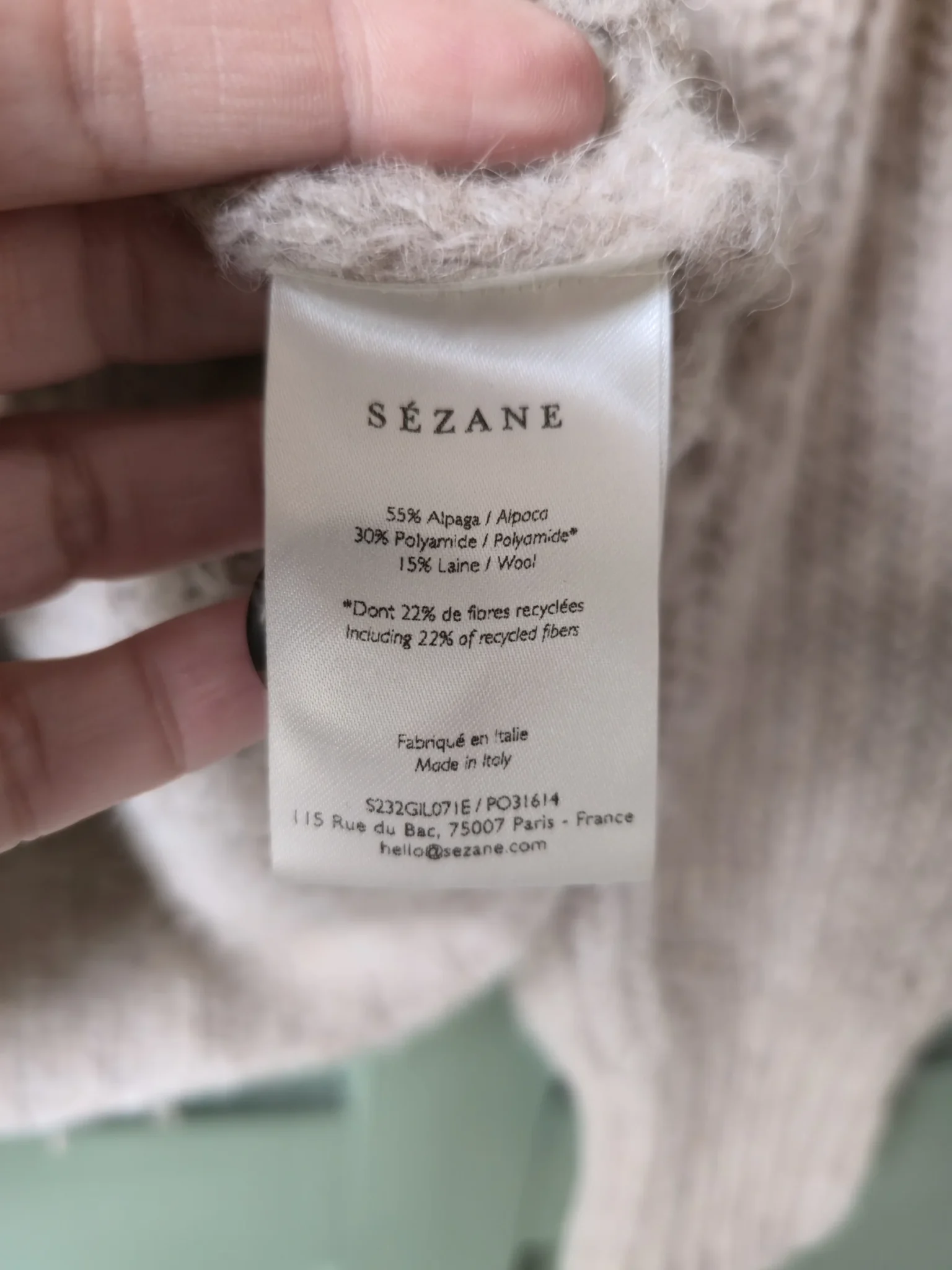 Image for Sezane - Maille Basile S