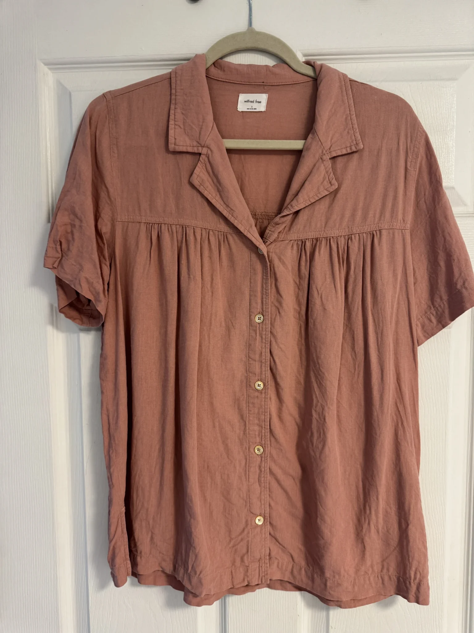 Featured image for Blouse Wilfred en Lin Aritzia Small