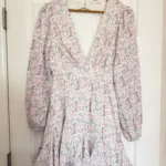 Featured thumbnail for Teca | Robe Courte Fleurie à Dos Ouvert