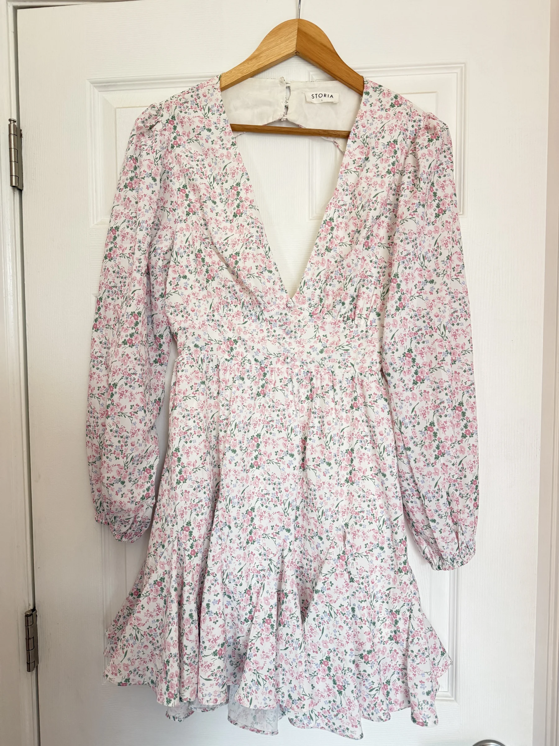 Teca | Robe Courte Fleurie à Dos Ouvert Boutique 1861 seconde main