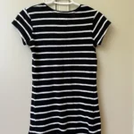 Thumbnail for T-shirt noir rayé blanc Zara