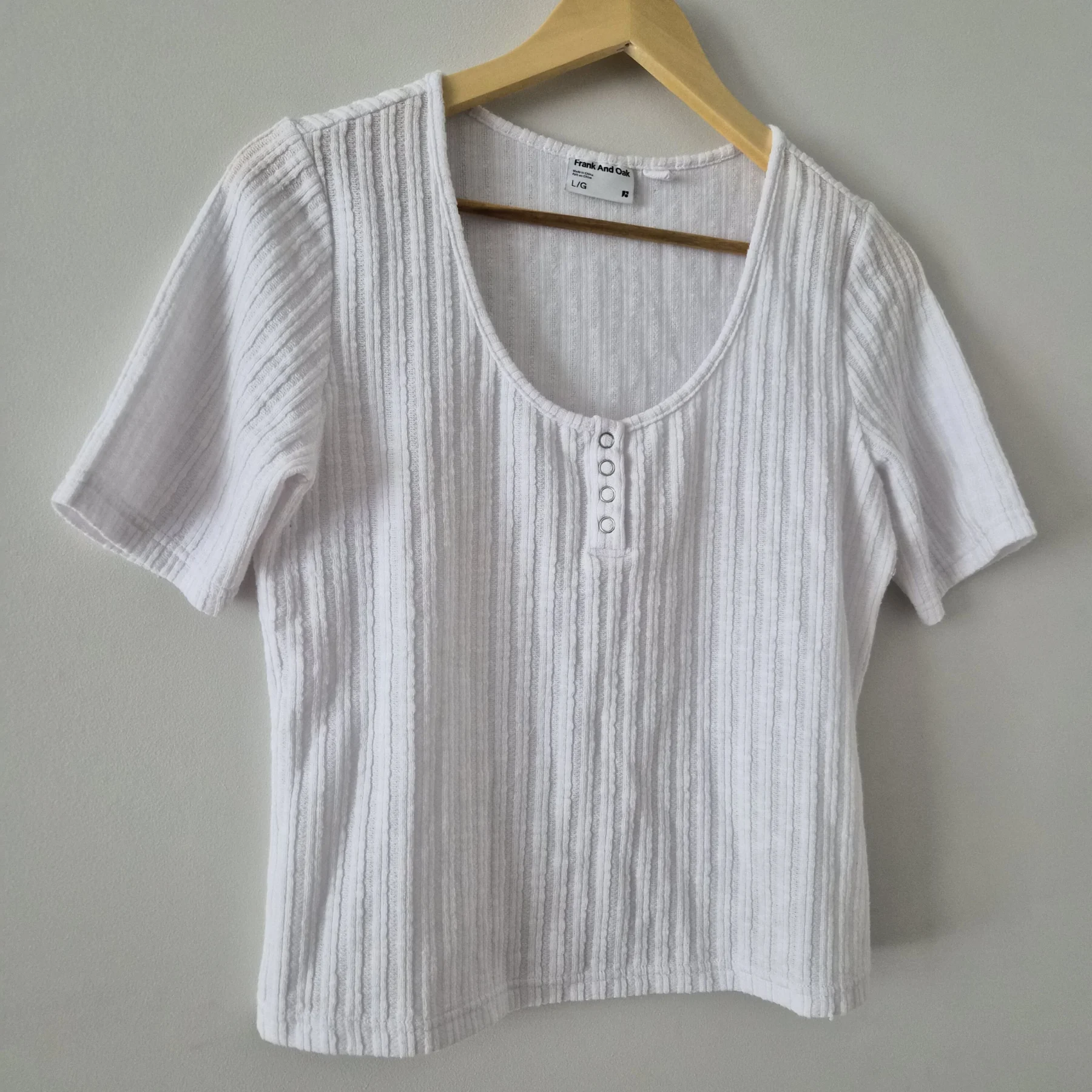 Haut manches courtes Frank and Oak seconde main