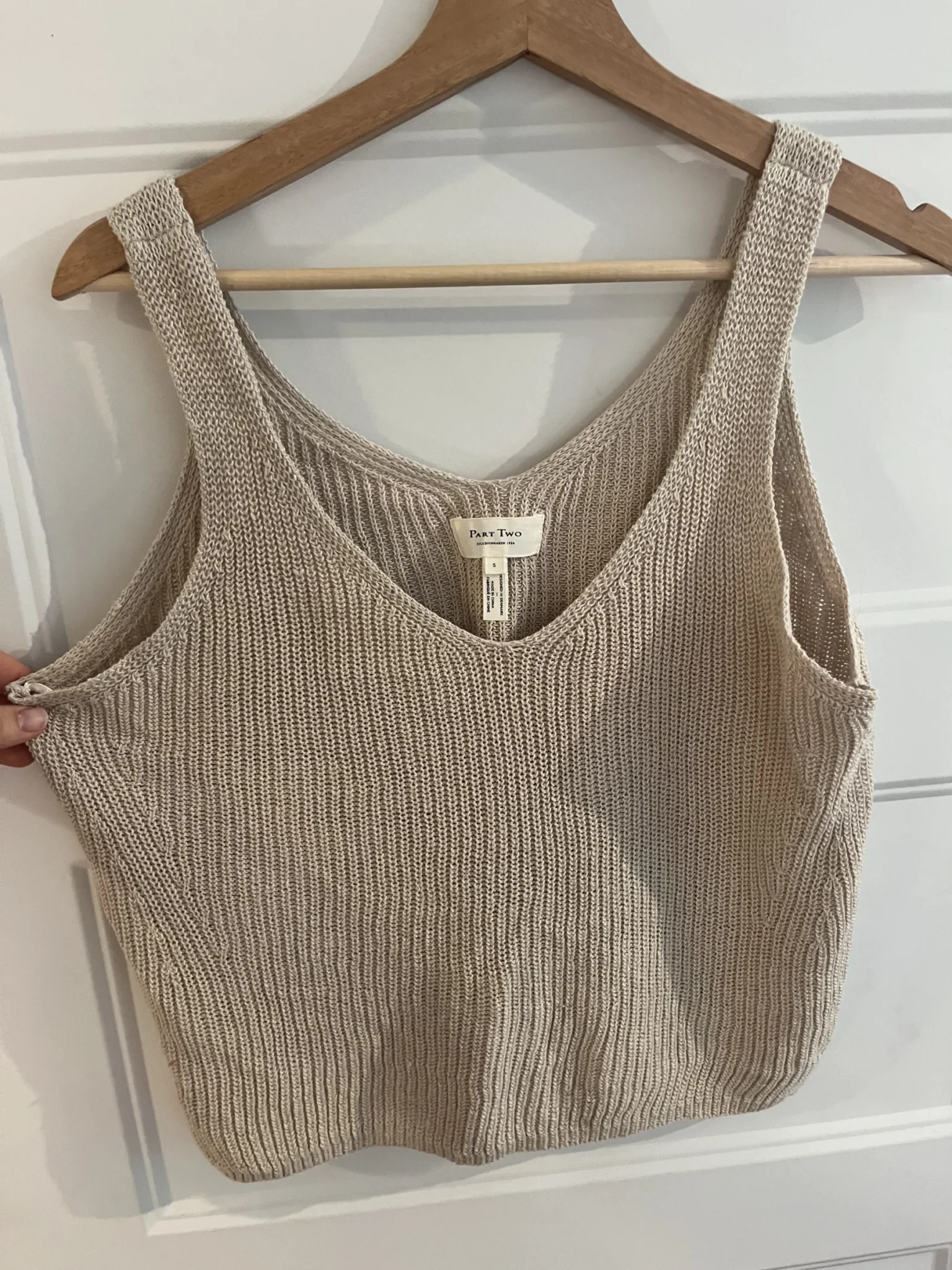 Image for Knitted camisole – part two