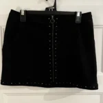 Featured thumbnail for Black suede skirt