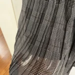 Thumbnail for Checked ankle-length skirt