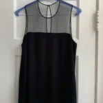 Thumbnail for Black sleeveless blouse