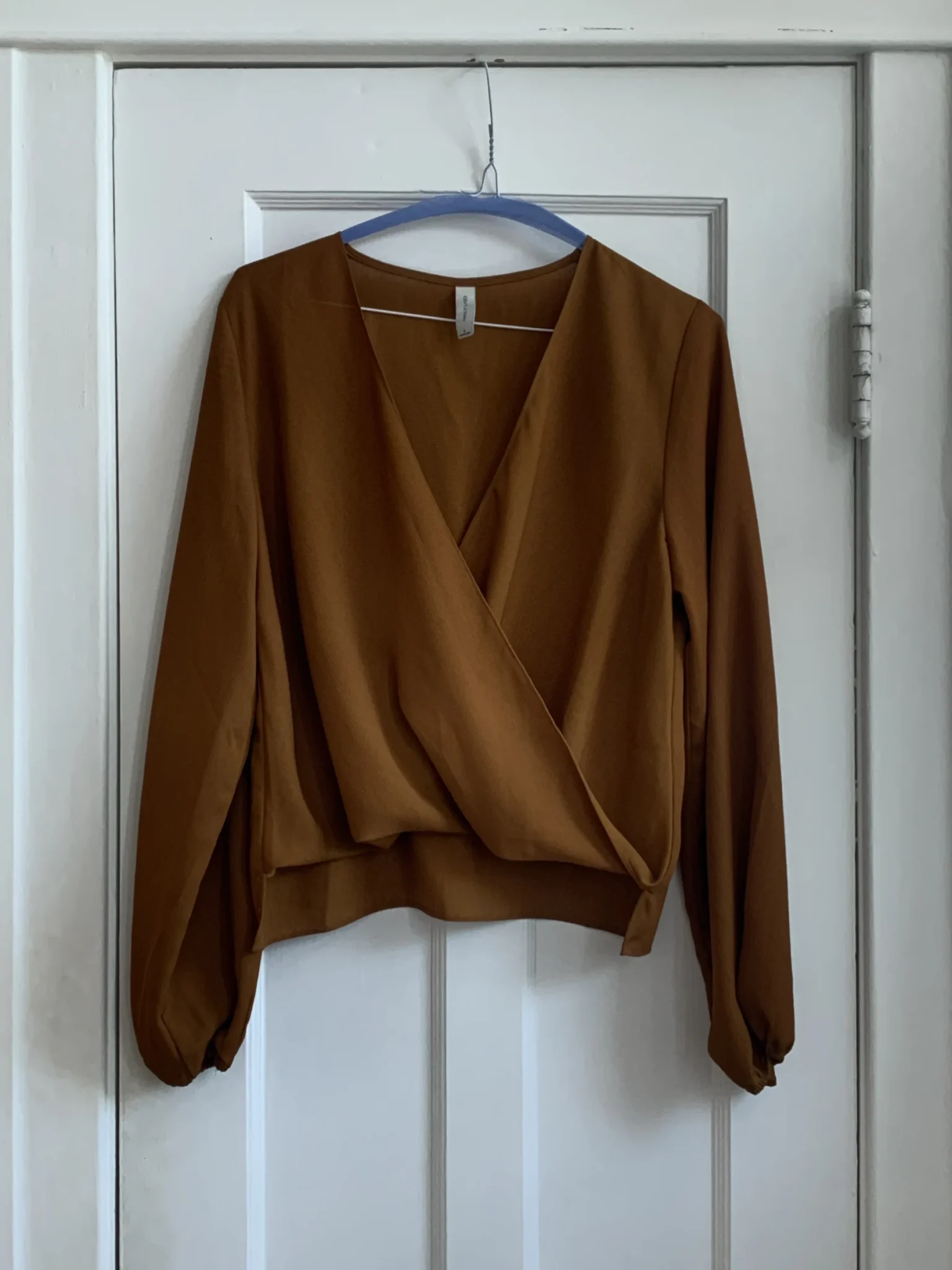 Featured image for Wrap-style blouse