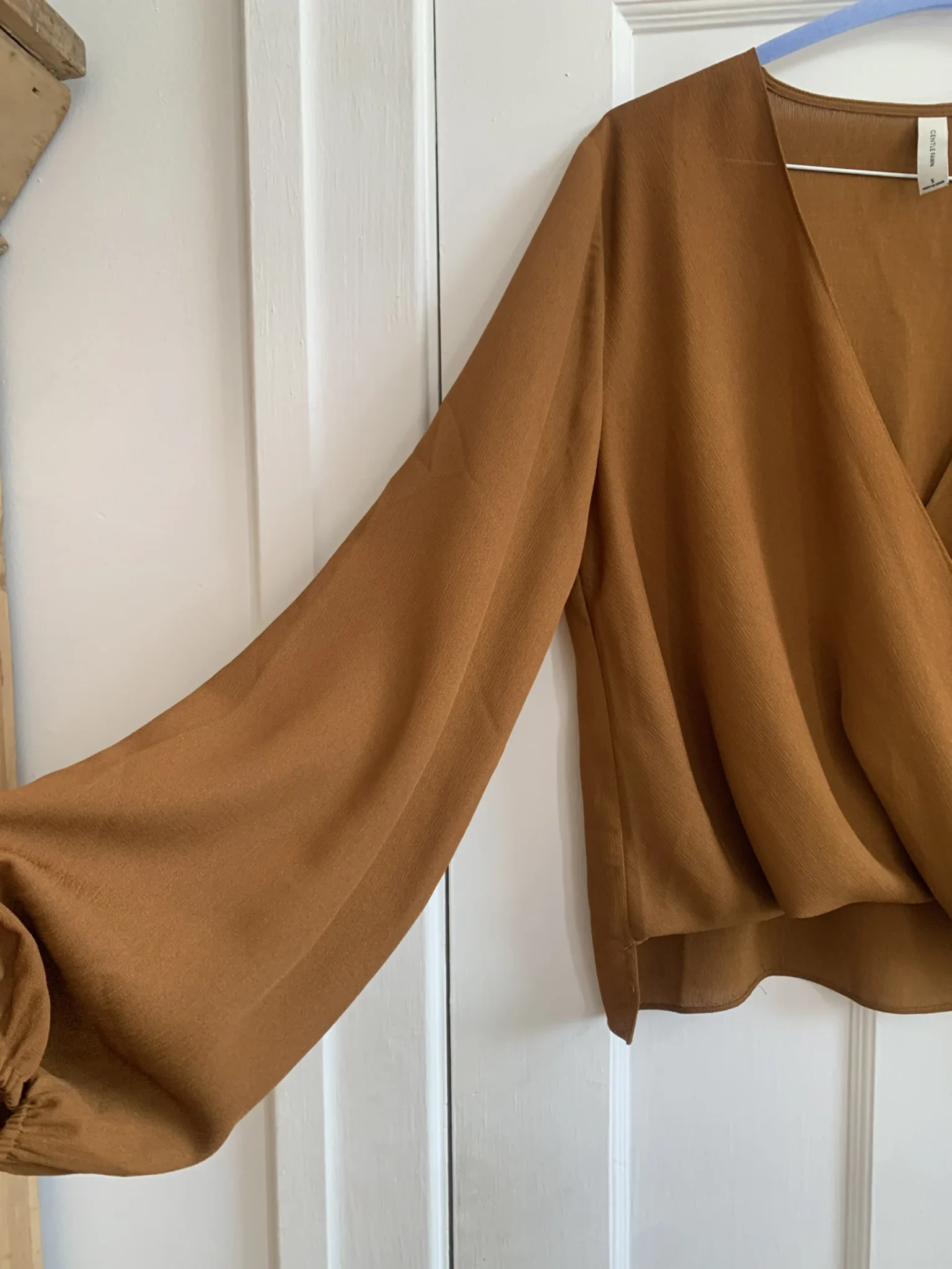 Image for Wrap-style blouse