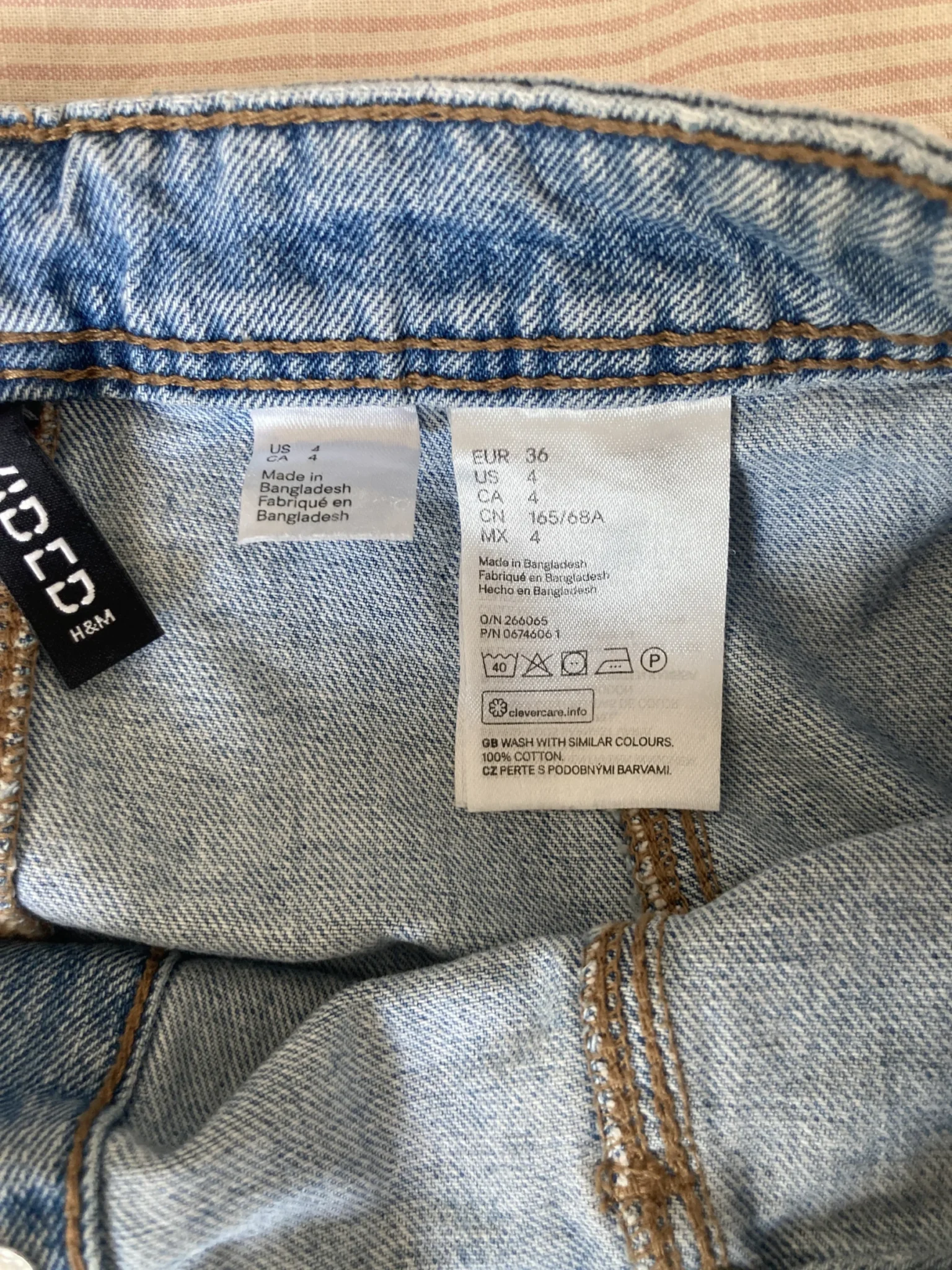 Image for Jupe en jeans HM