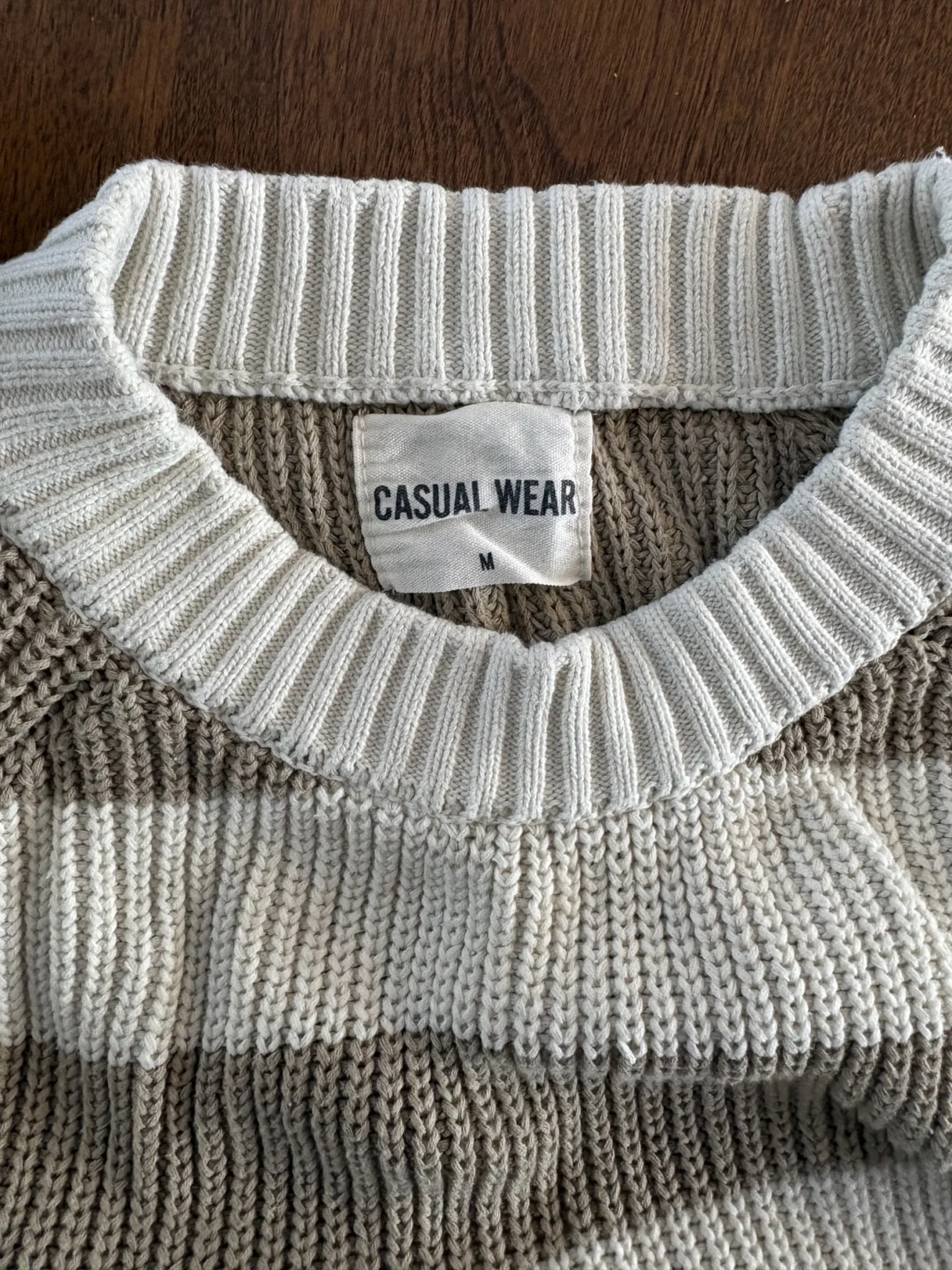 Image for Striped casual jumper