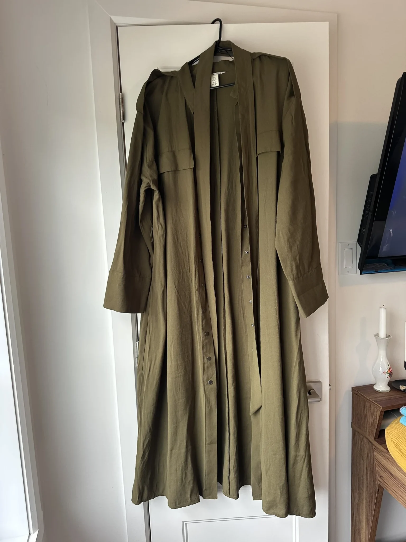 Image for Long maternity dress
