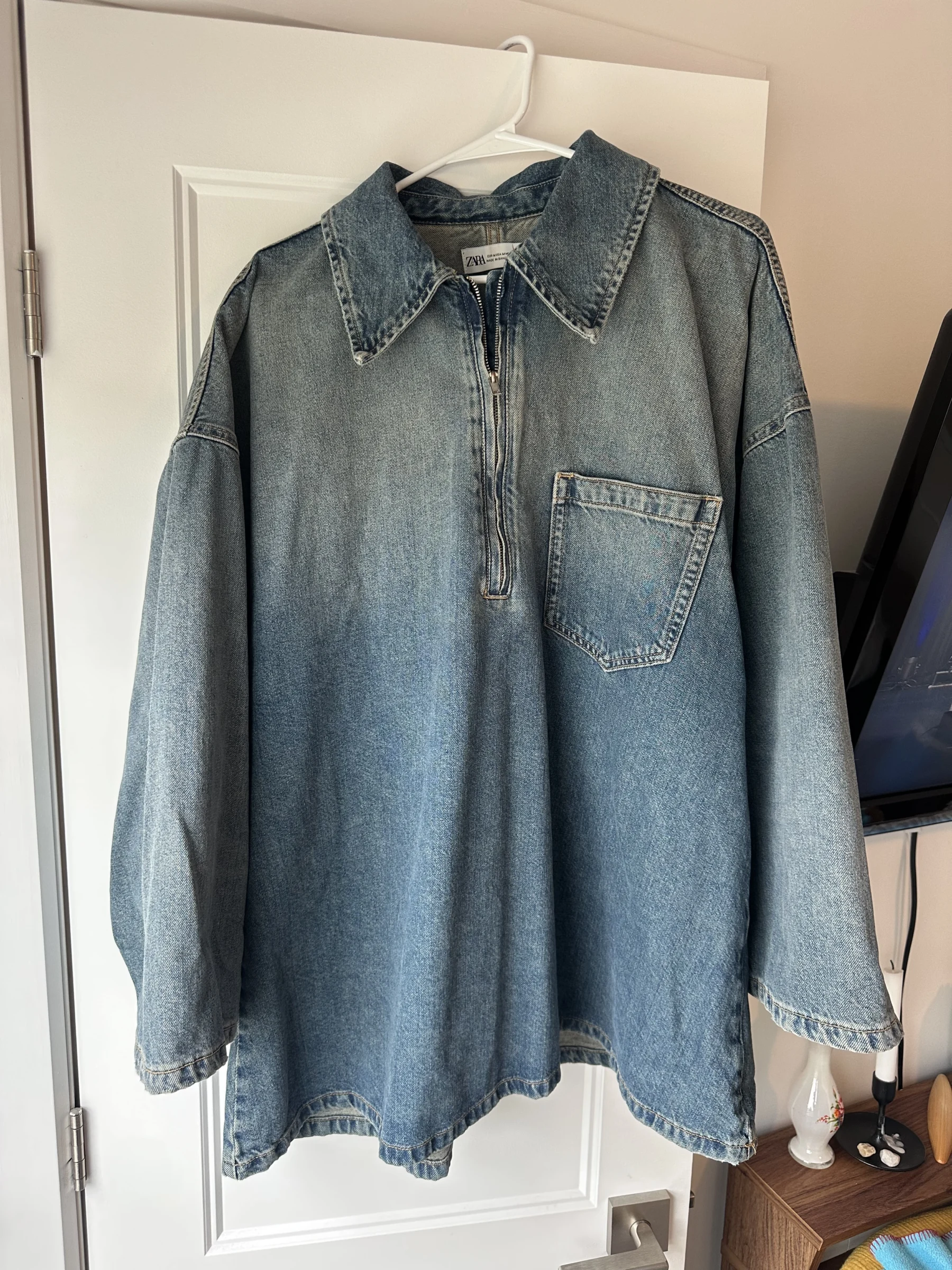 Robe courte en jeans Zara seconde main