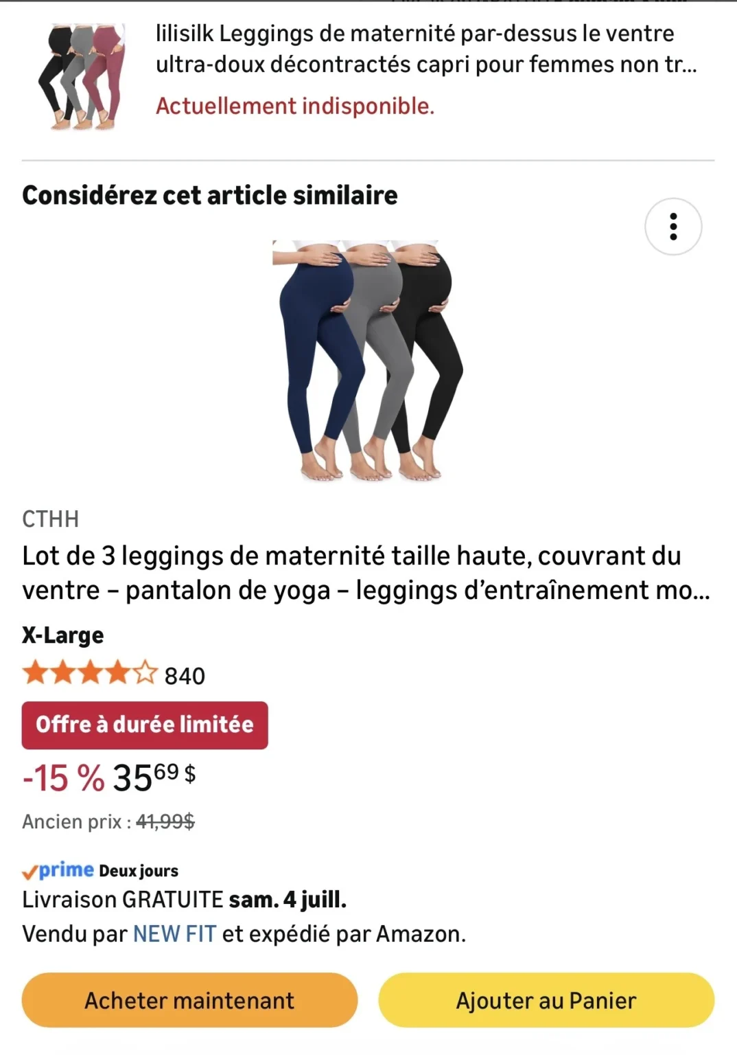Image for Maternity leggings