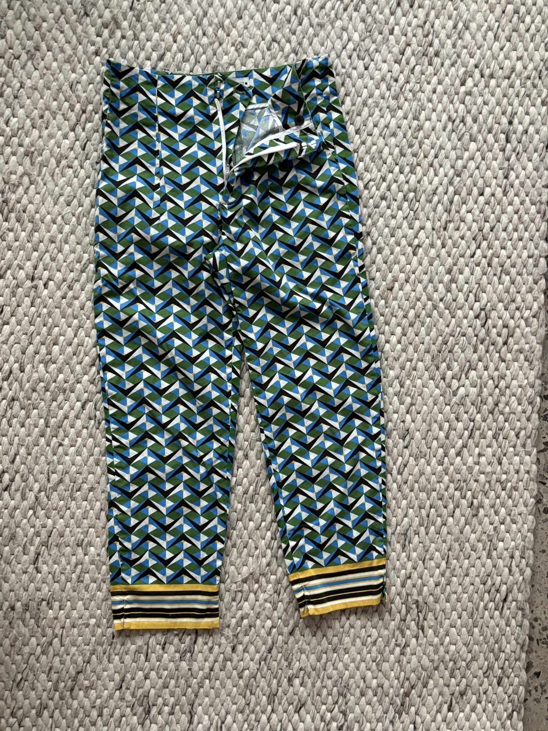Pantalon court multicolore Zara seconde main