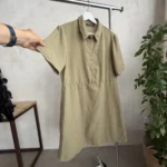 Thumbnail for Khaki mini dress by ‘PIECES’