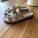 Featured thumbnail for Beige suede sandals